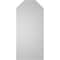 Ekena Millwork Octagonal Top Surface Mount PVC Gable Vent w/ 2"W x 1-1/2"P Brickmould Frame, 12"W x 26"H GVPOT12X2602SN - alternate 3